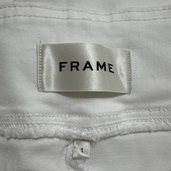 FRAME White Flare Jeans - Picture 2 of 8